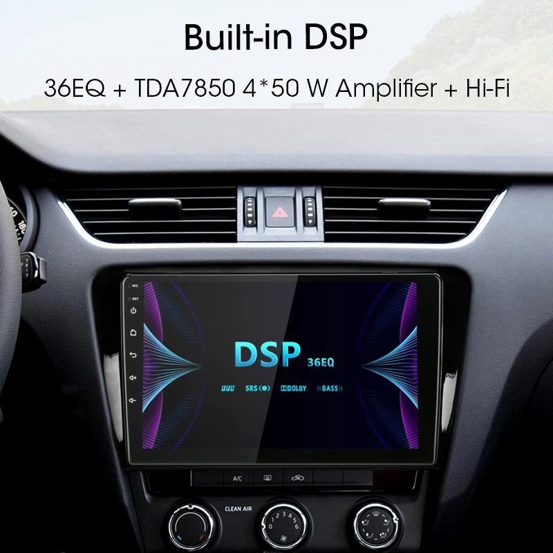 Jansite RDS 4G 10 &quotАвтомагнитола для SKODA Octavia 3 2014-2018 Wifi gps BT Android сенсорный экран