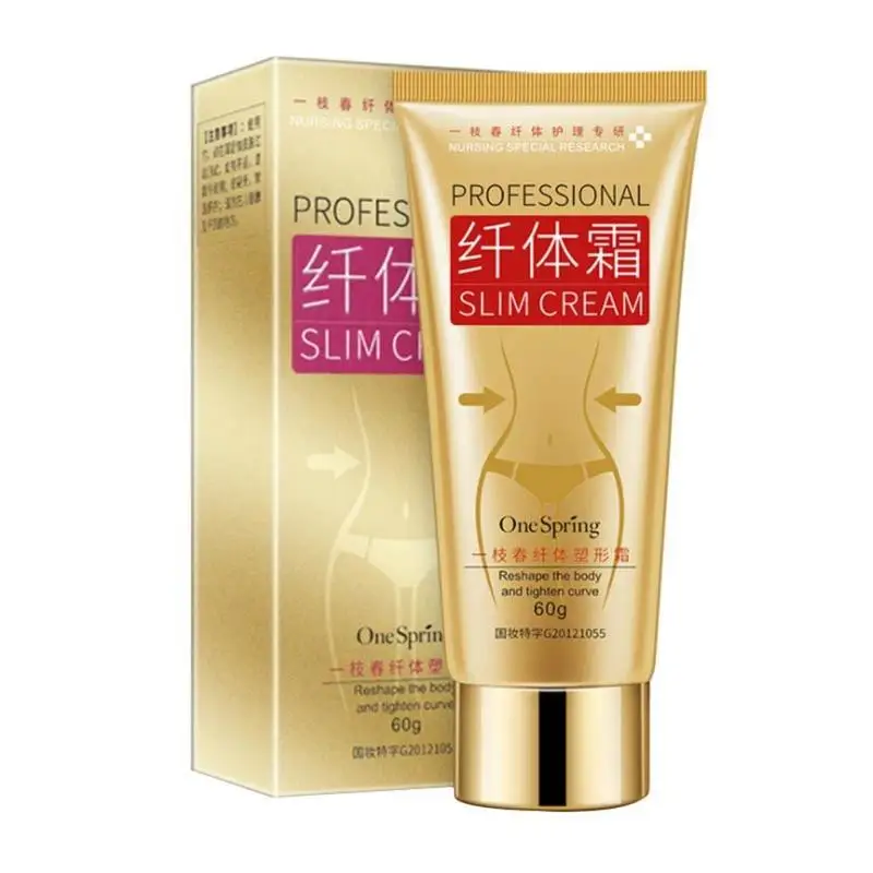 60 г Профессиональный тонкий крем для похудения тела имбирный против жира