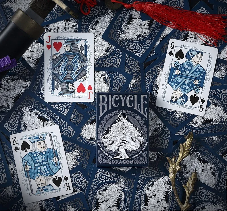 Велосипед Dragon Premium колода игральных карт размер покера USPCC ограниченная серия
