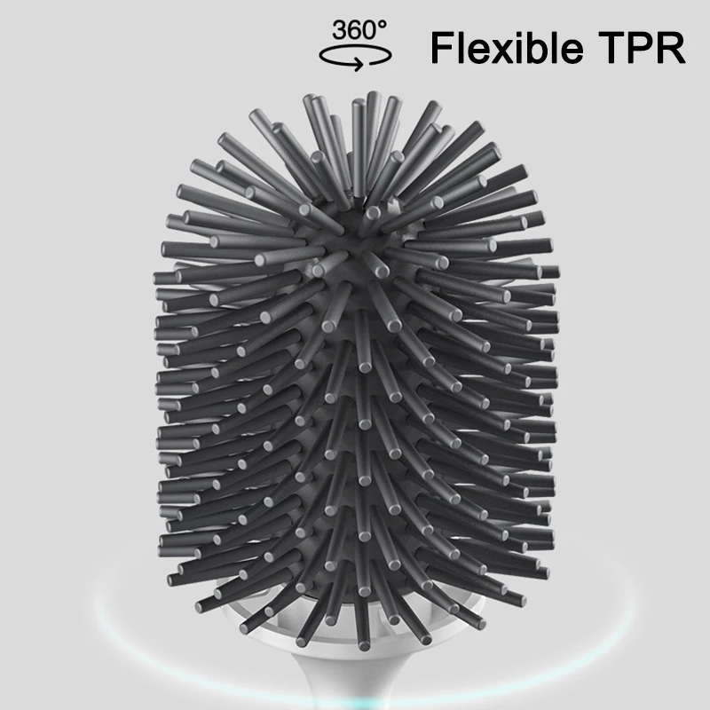 

Toilet Brush Holder Upgraded Modern Design with Soft Bristle Bathroom Toilet Bowl Brush Set TT-best