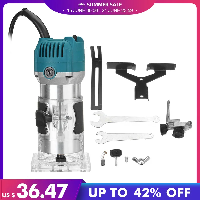 Электрический ручной триммер 3000 Вт 220 В деревообрабатывающий ламинатор