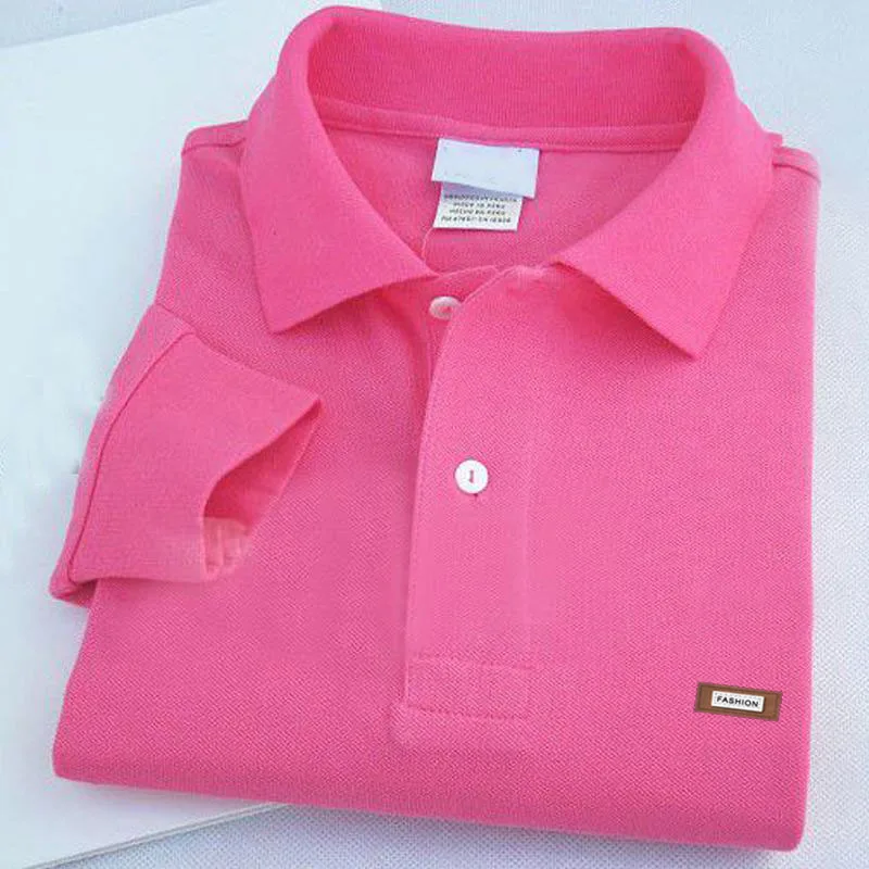 Мужские рубашки поло с длинным рукавом Повседневные Классические брендовые из