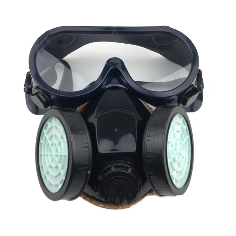 

Dual Pot Industrial Gas Mask Respirator Anti Dust Filtter Goggles Dropshipping