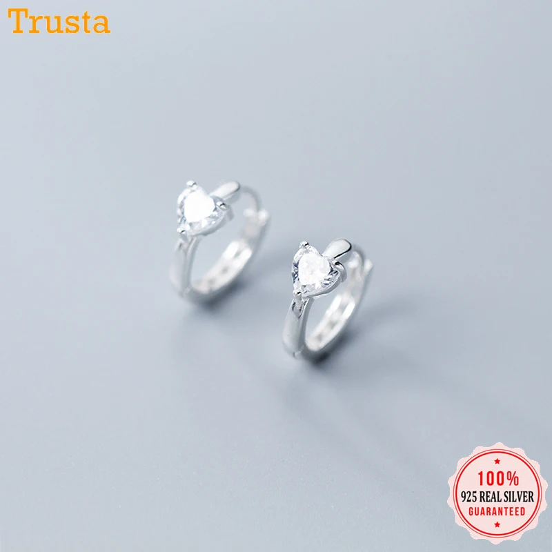 Серьги клипсы женские из серебра 925 пробы с фианитами|Серьги-клипсы| |