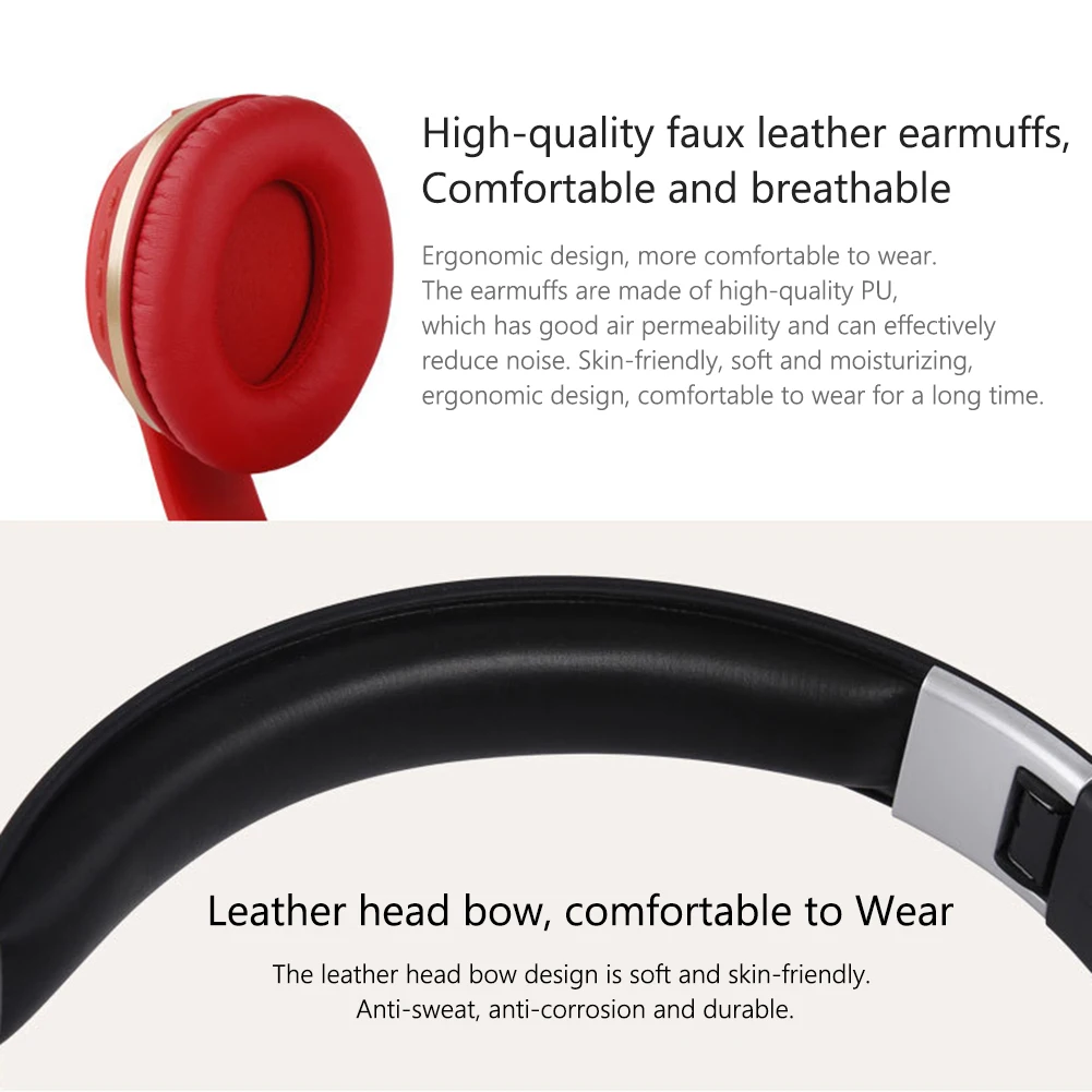 

LY-902 Active Noise Cancelling Bluetooth Headphones Over Ear Foldable Wireless Wired Gaming Over Ear Headset with Microphone