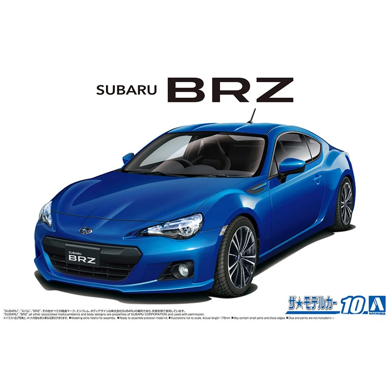 Aoshima 05923 1/24 Subaru ZC6 BRZ 12 со встроенным двигателем гоночный спортивный автомобиль