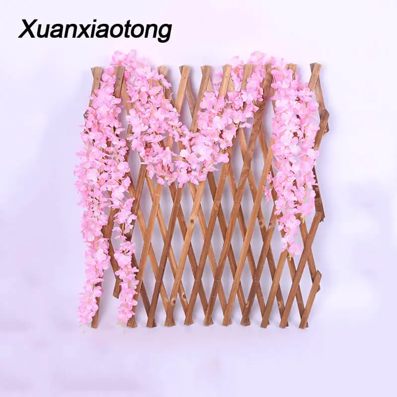 200 см длинная искусственная Цветочная лоза шелковая Гортензия цветы гирлянда