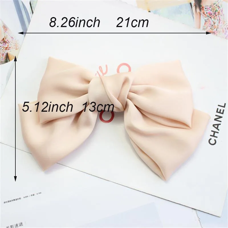 Повязка для волос с большим бантом женская однотонная 40 цветов 8 2 дюйма| |