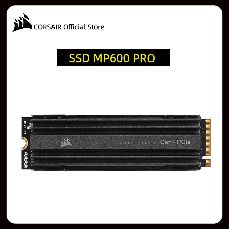 Алюминиевый теплорасширитель высокой плотности Corsair MP600 Pro Gen4 PCIe x4 NVMe M.2 SSD ТБ TLC NAND