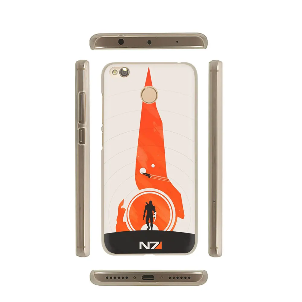 EWAU Mass Effect N7 жесткий чехол для телефона для Xiaomi Redmi Note 4 4X5 6 7 8 pro 5A Prime