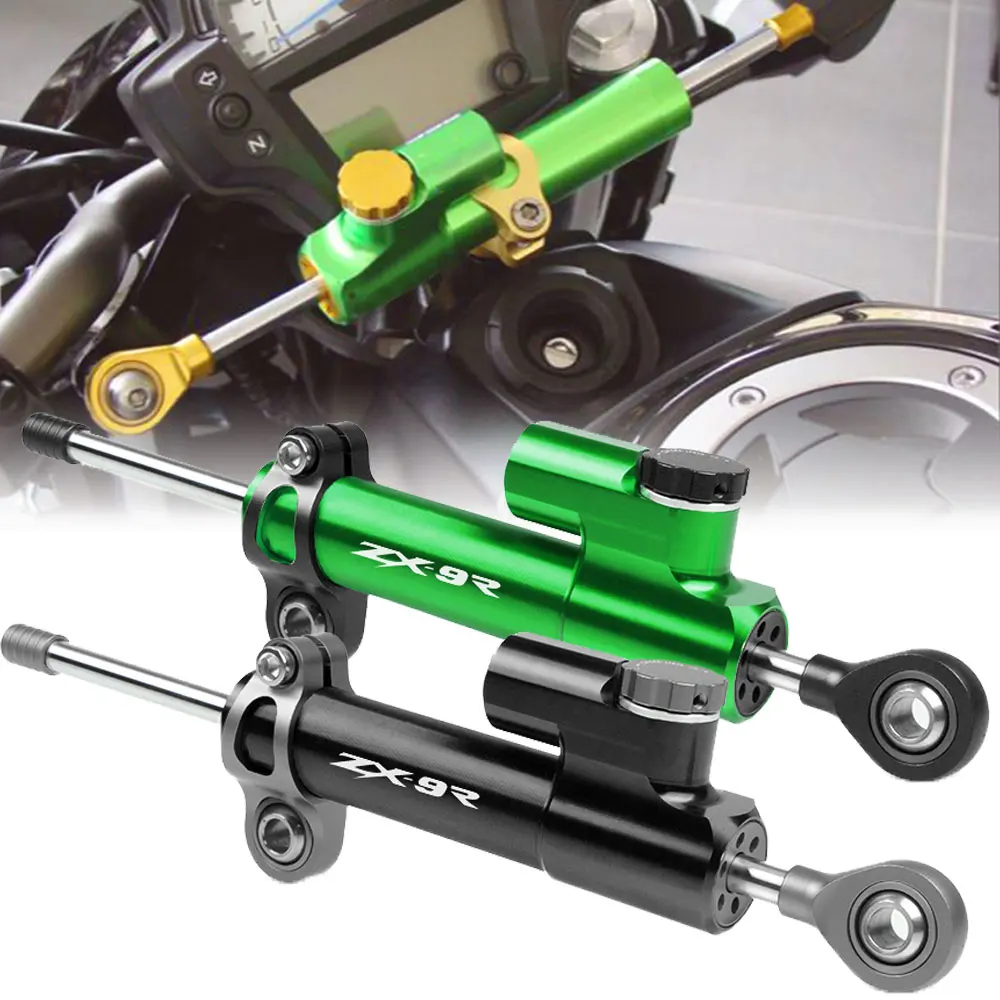 

FOR KAWASAKI ZX9R ZX 9R ZX9 R 1994 1995 1996 1997-2003 CNC Adjustable Motorcycles Steering Stabilize Damper Bracket Mount Kit