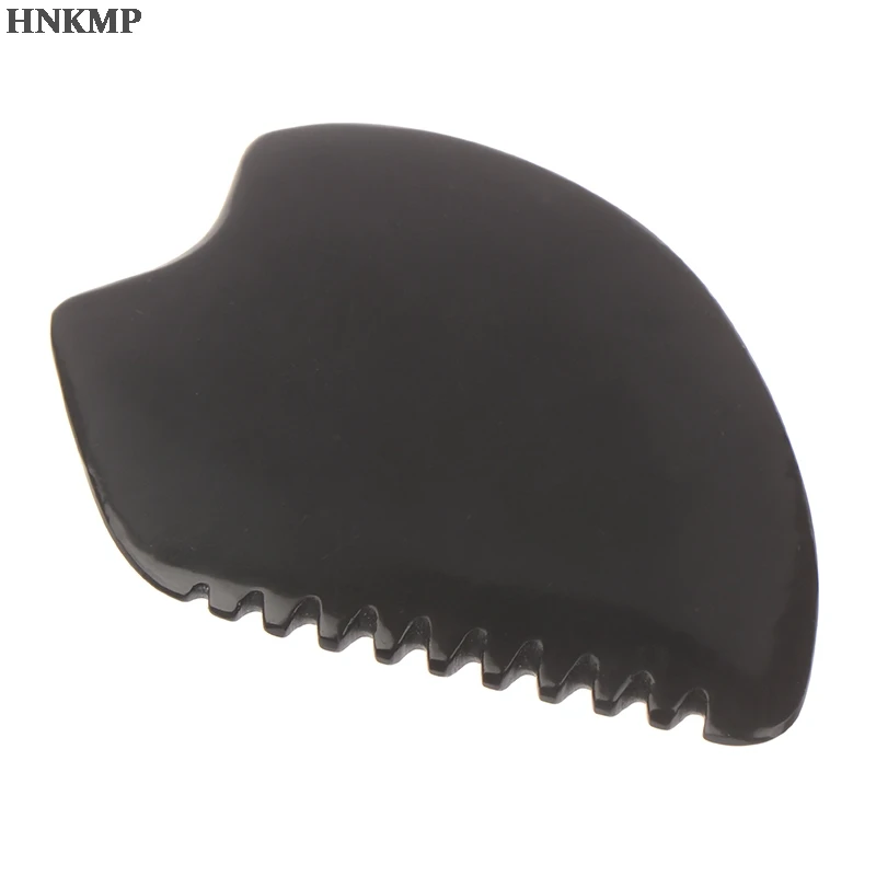 Красота доска гуаша Черный Бянь камень Гуа Ша массаж инструмент SPA