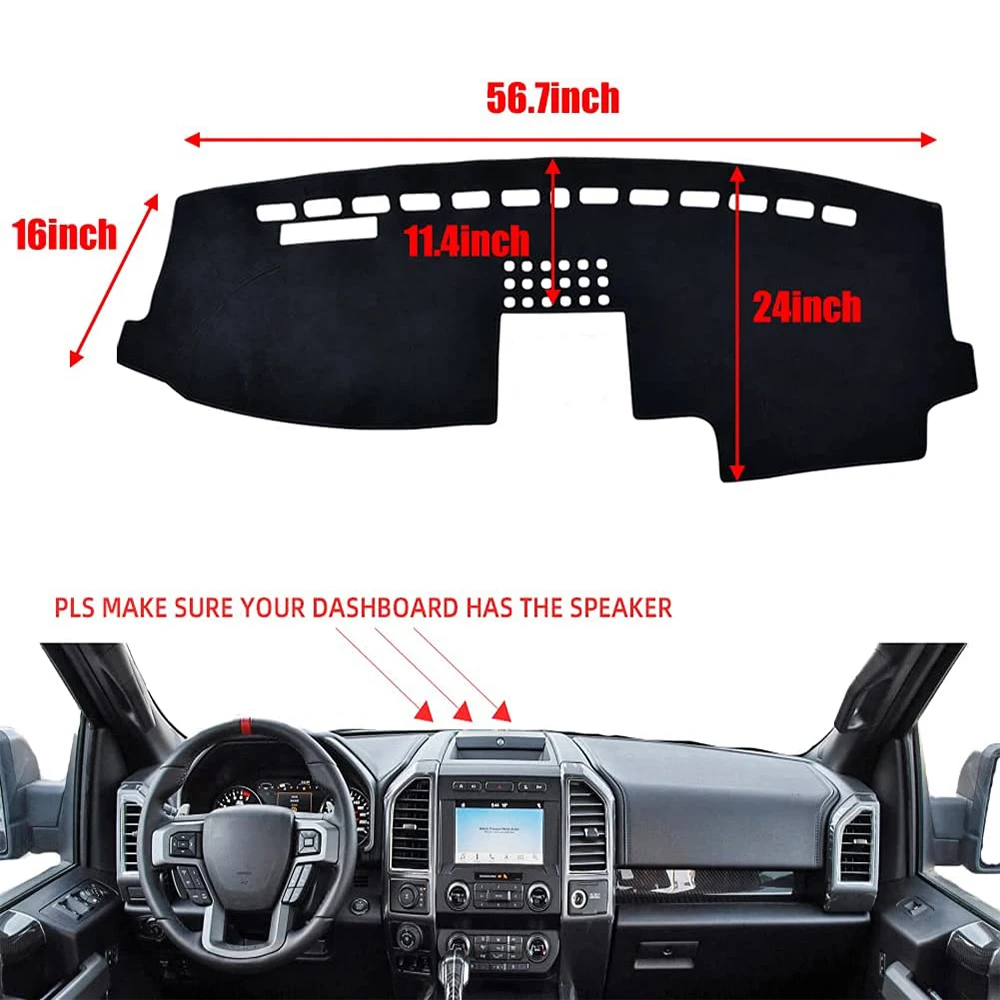 Внутренняя крышка приборной панели коврик накидка подушка для Ford F-Series F-150 F150 P552