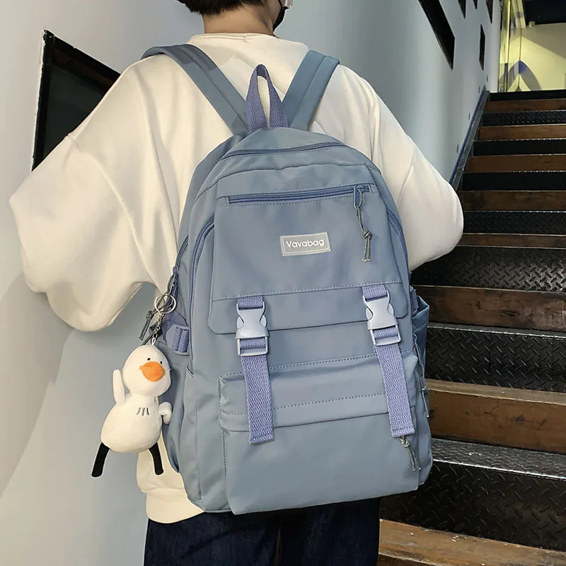 

HOCODO New Trend Backpack High Quality Nylon Waterproof Women Backpack Stylish Casual Schoolbags For Teenage Girl Travel Packbag