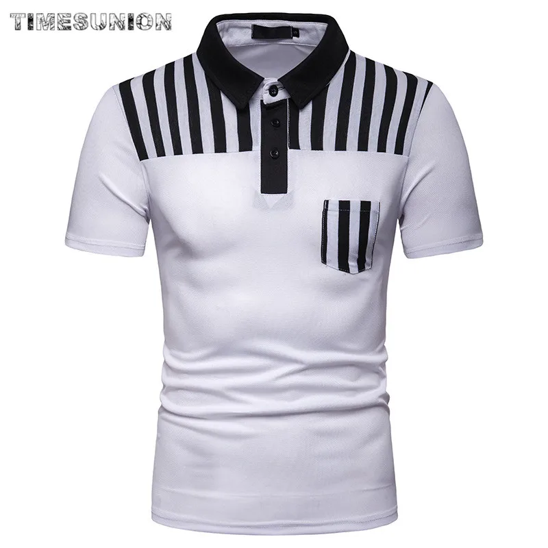 Полосатые полосатые мужские летние повседневные облегающие спортивные дышащие