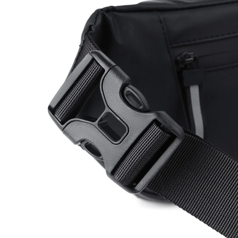 Casual Fashion Men's New Chest Bag PU Material British Style Multifunctional Design High Quality And Large Capacity