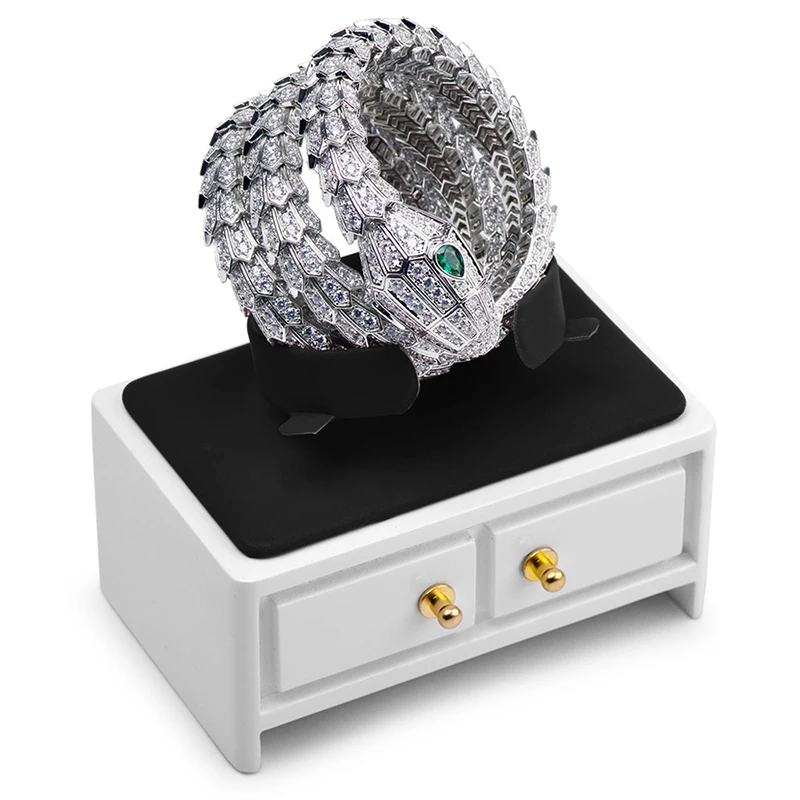 Oirlv Solid Wood Jewelry Display Stand For Ring Earrings Bracelet Pendant Necklace Watch Storage Case Jewelry Organizer Holder