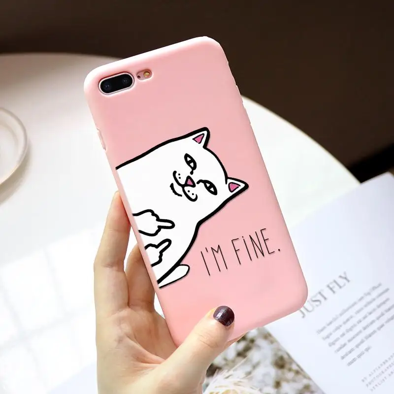 Kfe-0zzmdao Чехол для iPhone 6, 6 S, 7, 8 Plus, XR, XS, Max, X, 5, 5S, SE, чехол для телефона, для iPhone 11 Pro, Max, мягкий ТПУ, конфетный цвет - Цвет: Kfe-0zzmdao
