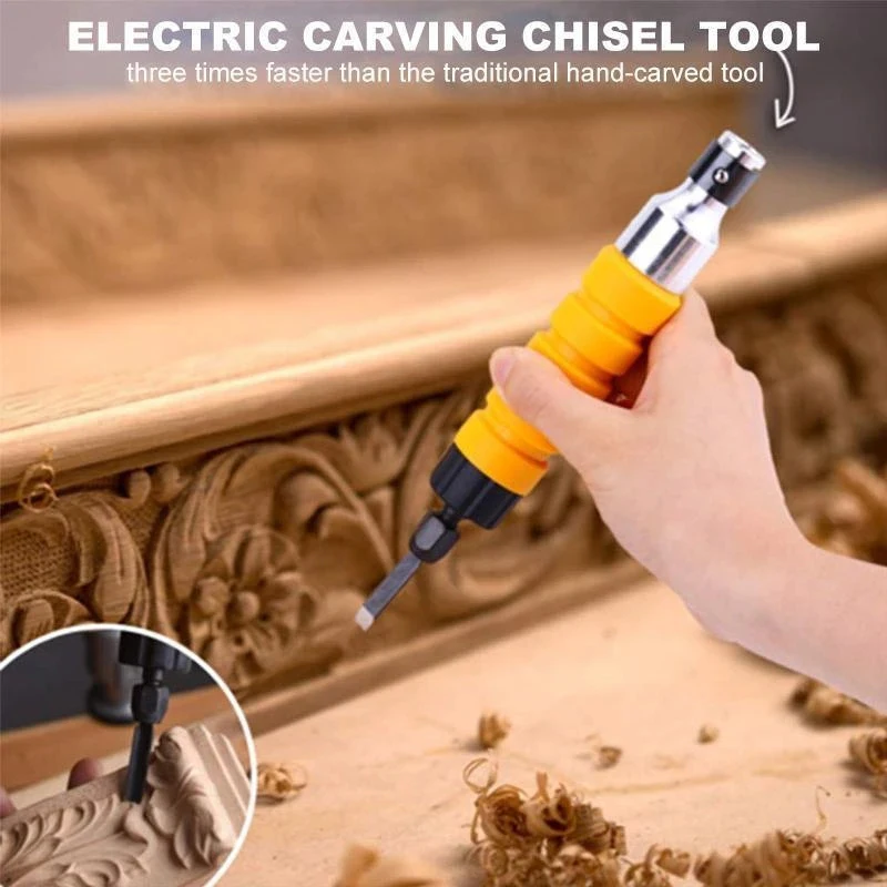 

Carving Tool Electric Furniture Woodworking Chisel Root Carving Tool can CSV