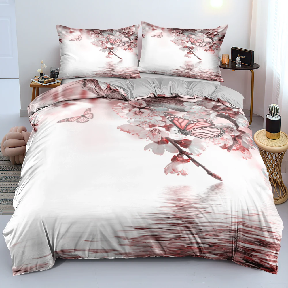 

Classic 3D Flower Bedding Sets Quilt Cover Set Comforter Covers Pillowcases Duvet Cover Linens Bed King 200x200 Bedspreads