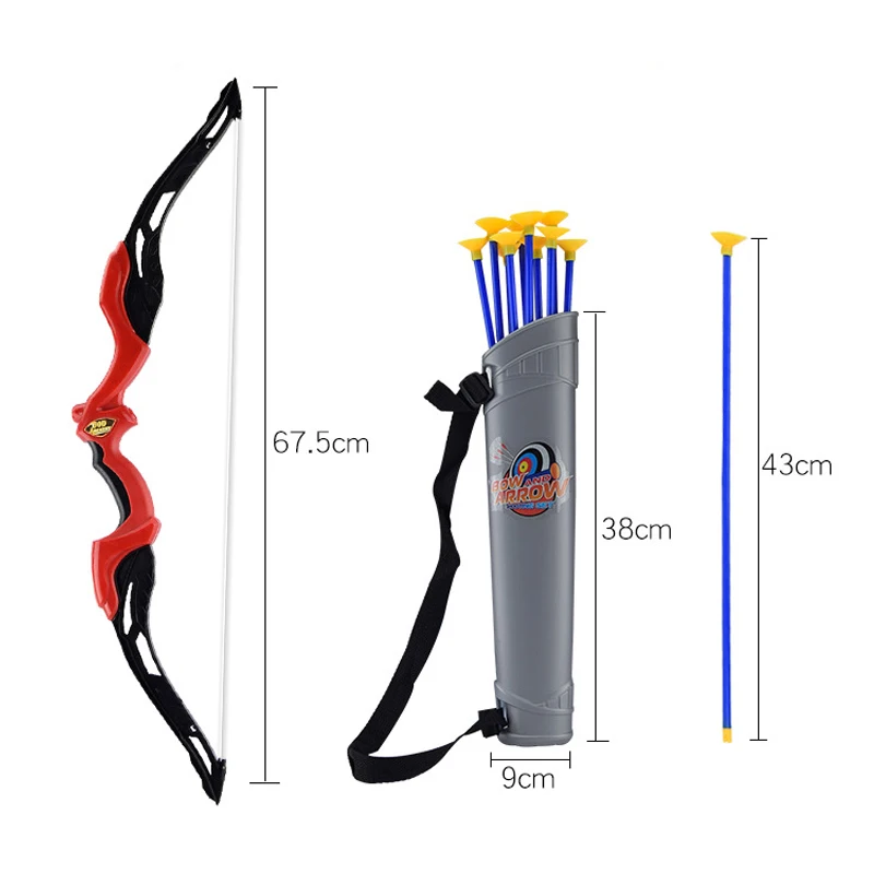

Children's bow and arrow toys outdoor sucker shooting set toys boys and girls parents outdoor sports shooting model toys