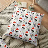 christmas lights llama cushion cover pillow case christmas decorations for home xmas noel ornament happy new year 2021
