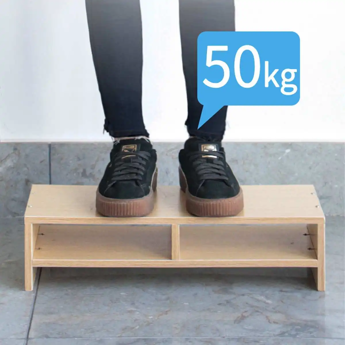 Miglior 50KG Monitor Per Computer Riser Supporto Per Laptop Home Office Cassetto Portaoggetti Organizer Scaffale Supporto Ergonomico Per Monitor Per Tablet Lapdesk