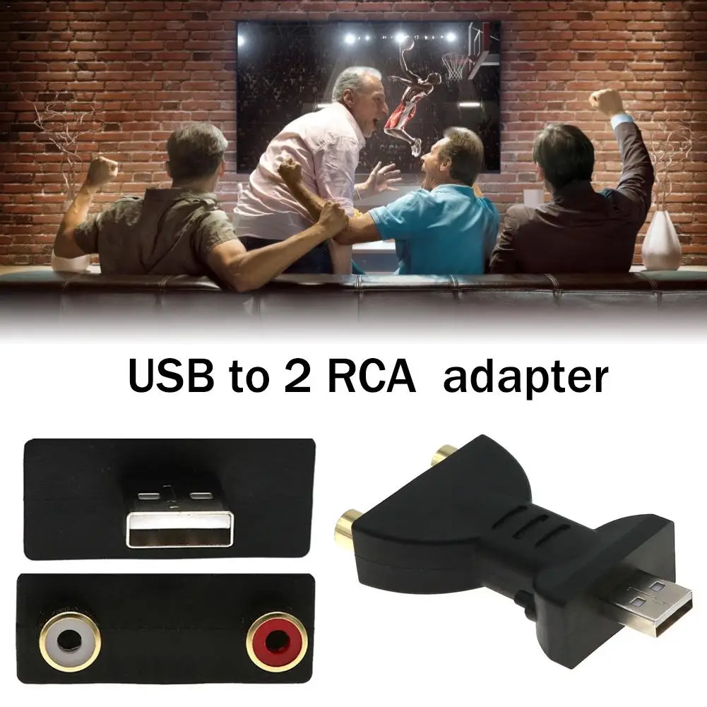 USB на RCA конвертер AV/RGB/RC видео бокс Видео Аудио адаптер AV компоненты конвертеры