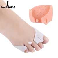 1 pair new gel toe separator foot care insoles for women high heels side pain relief orthopedics protector shoe sole plantillas