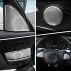 Внутренняя дверь автомобиля, аудио динамик, панель переключения передач, дверной подлокотник, крышка, отделка, наклейка для Mercedes Benz C Class W205 GLC X205, аксессуары