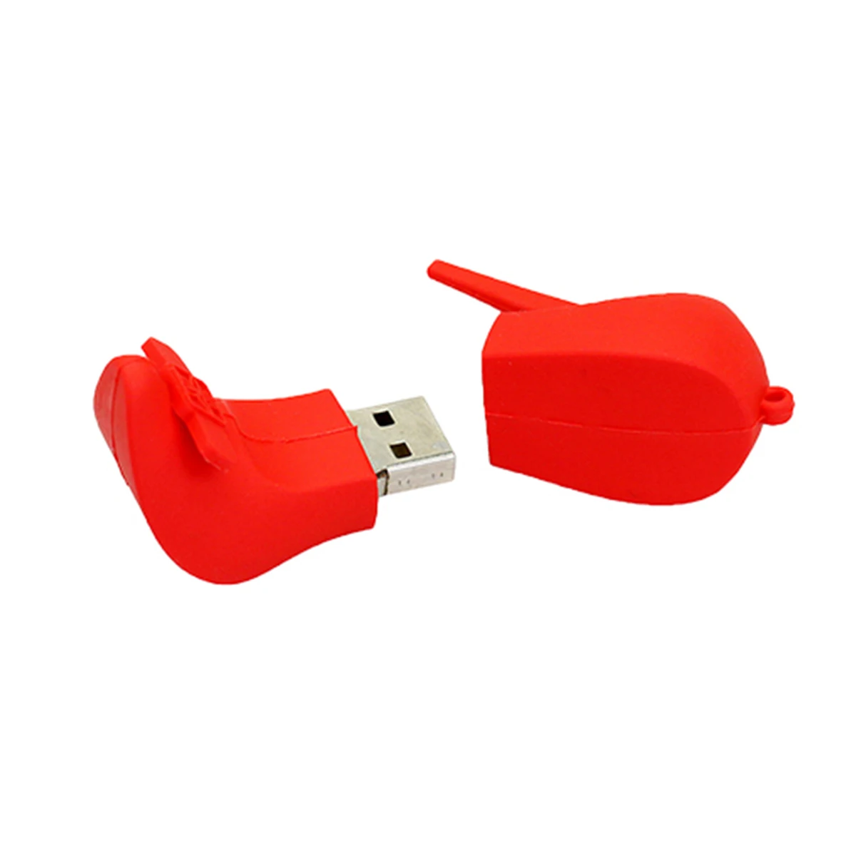 Модные женские красные туфли на высоком каблуке с флешкой флеш накопитель USB 8 ГБ