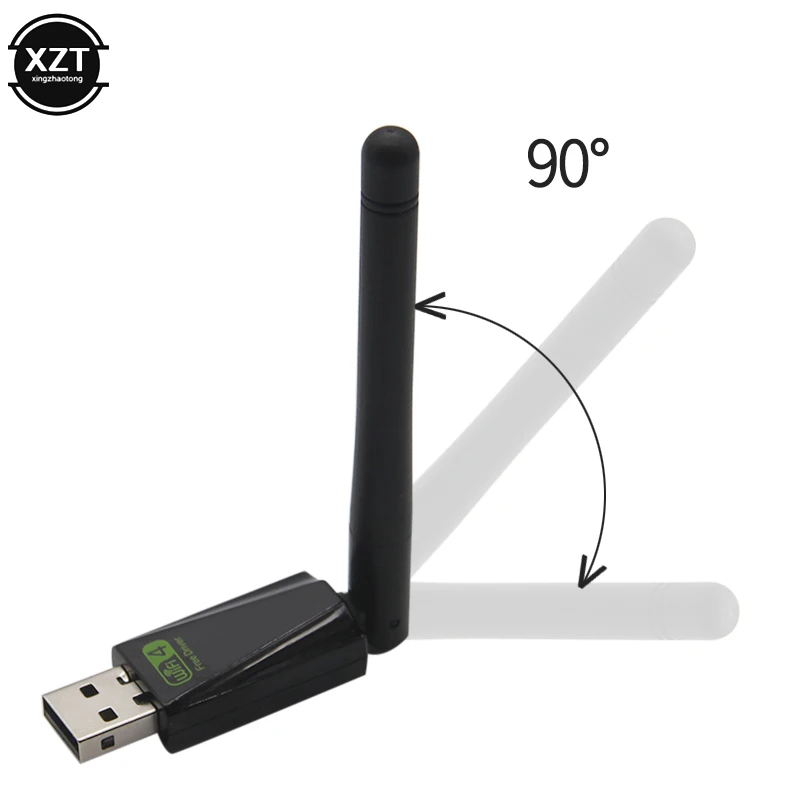 USB Wi-Fi сетевая карта адаптер 150 Мбит/с антенна Realtek 8188GU ключ ПК Бесплатный драйвер