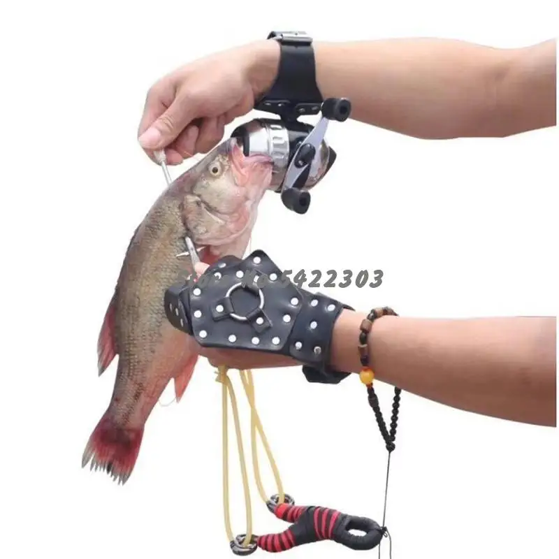 

Outdoor Fishing Slingshot Set Powerful Archery Shooting Hunting Set Combination Arrow Slingshot Catapult Fishing Tools