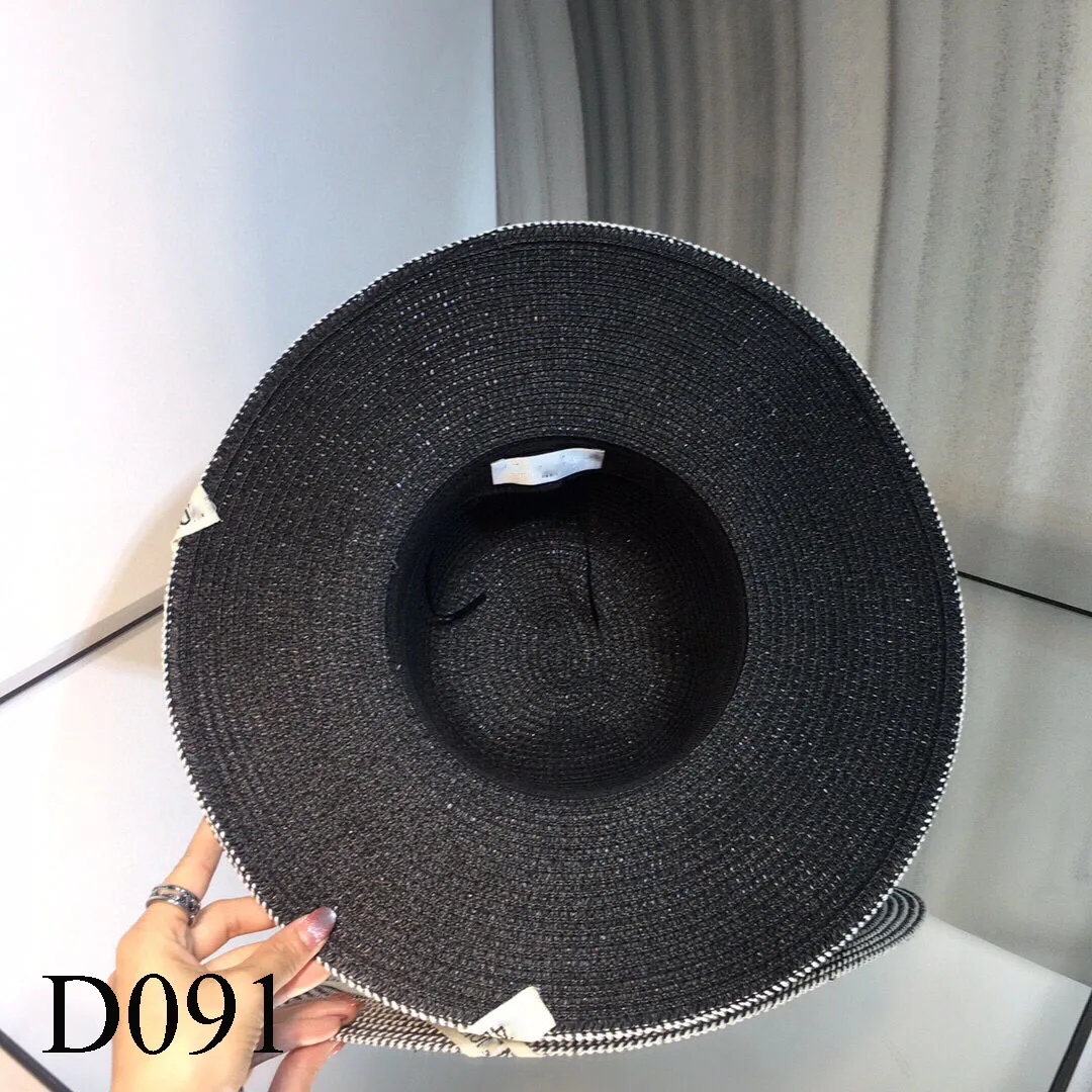 

Классическая новая соломенная плетеная шляпа D091, кружевная шляпа с волнистым лотосом, новый стиль, шляпа с цветочным горшком, элегантная бо...