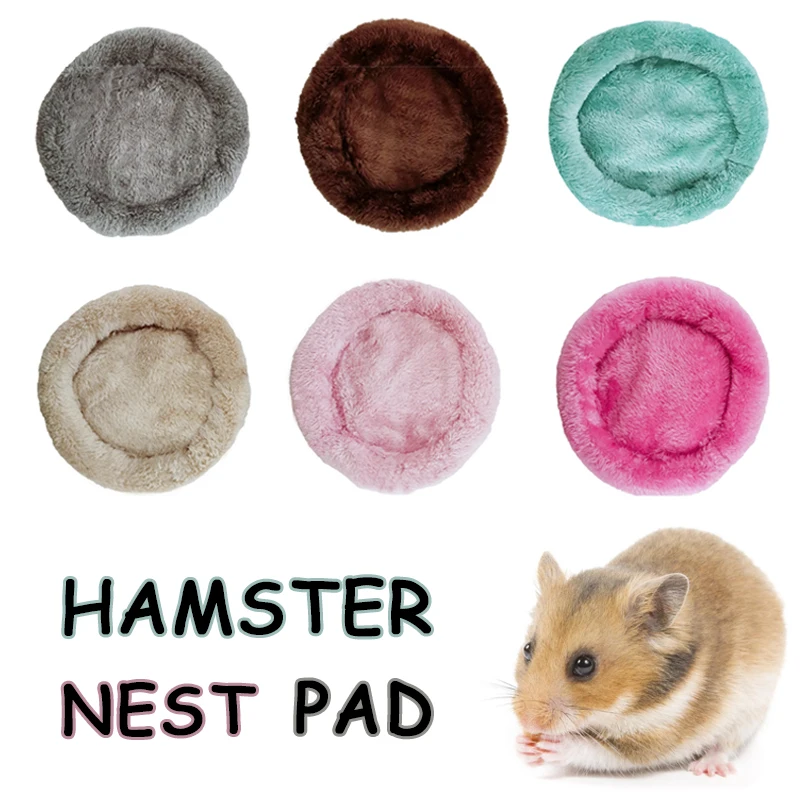 Хомяк домашнее животное коврик-гнездо теплая мягкая Арктическая бархатная