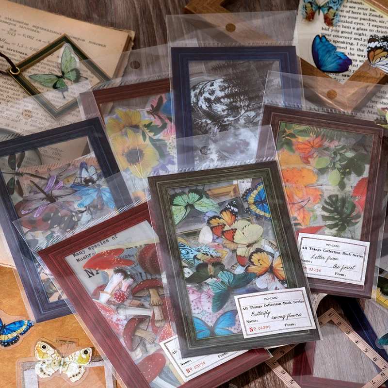 45 шт насекомые образца бабочки или стрекозы декоративные Стикеры s Скрапбукинг