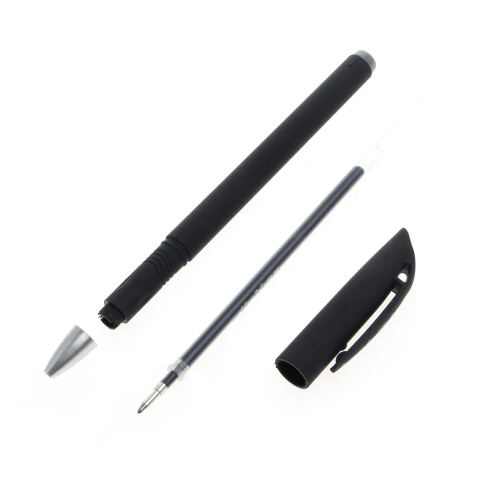 Высококачественная металлическая Черная гелевая ручка пилот 0 5 ручки офисные и
