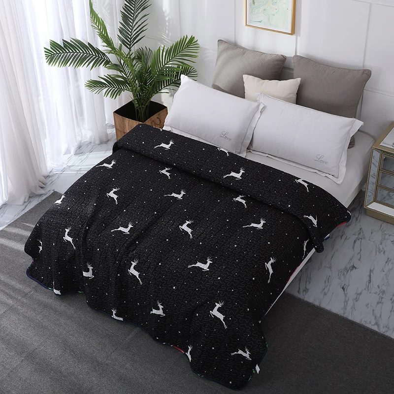 Роскошное летнее одеяло Твин Полный Королева Король одеяла мода детей взрослых