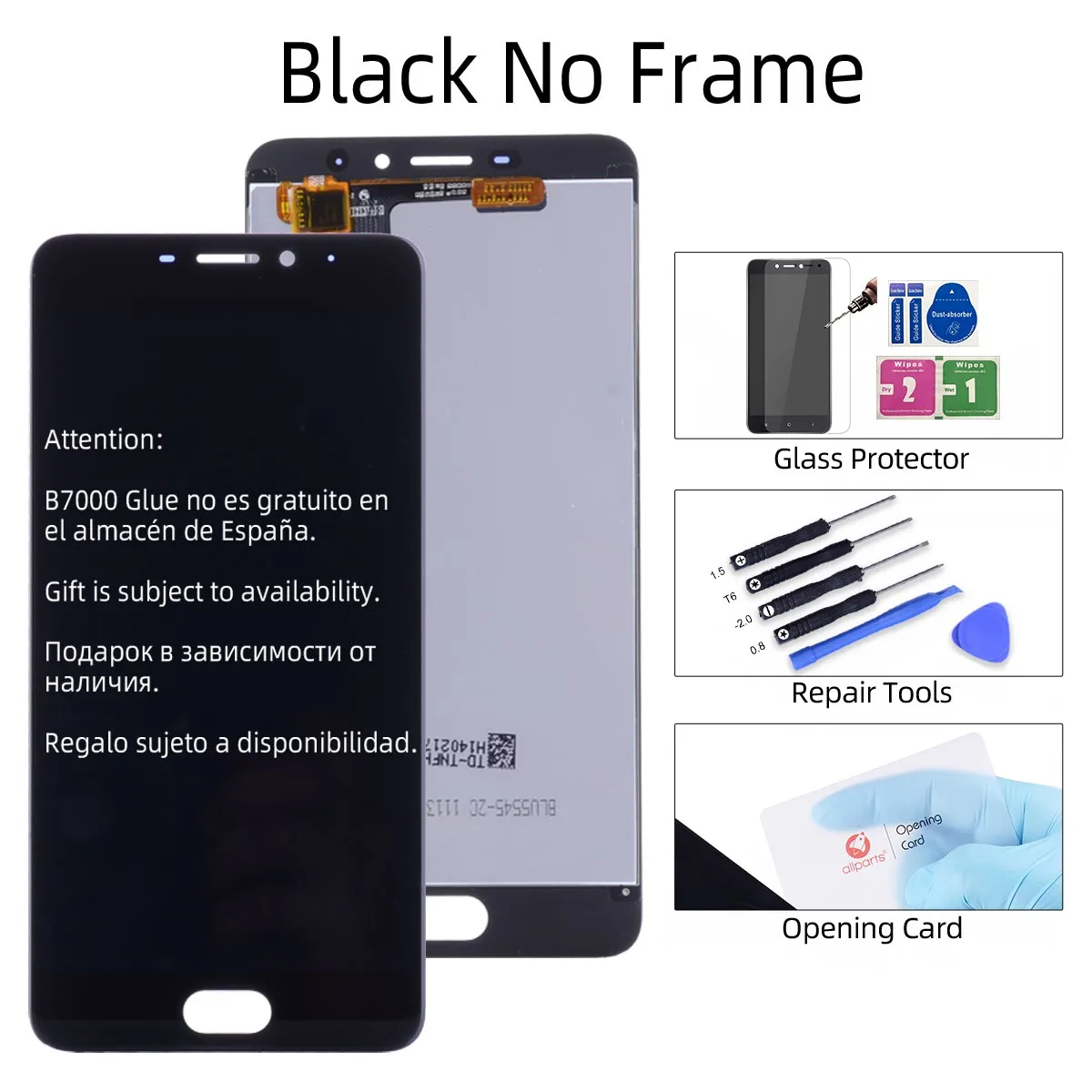 Дисплей для MEIZU M5 NOTE M621H M621M M621Q LCD в сборе с тачскрином на рамке 5.5.'' черный белый - Цвет: Black