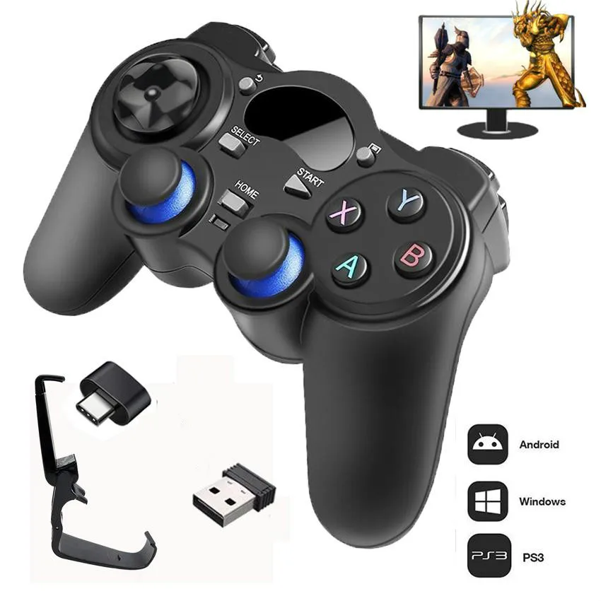 2 4G геймпад джойстик беспроводной контроллер для PS3 Android смартфона ТВ приставки