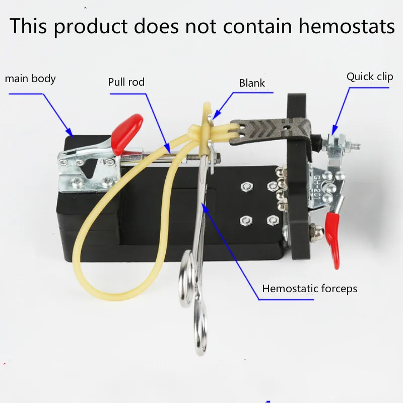 Slingshot завязанный резиновый инструмент плоская резиновая лента круглый ремешок
