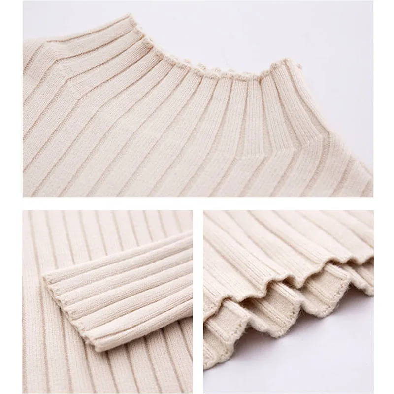 Женское прямое трикотажное платье с высоким воротником повседневные эластичные