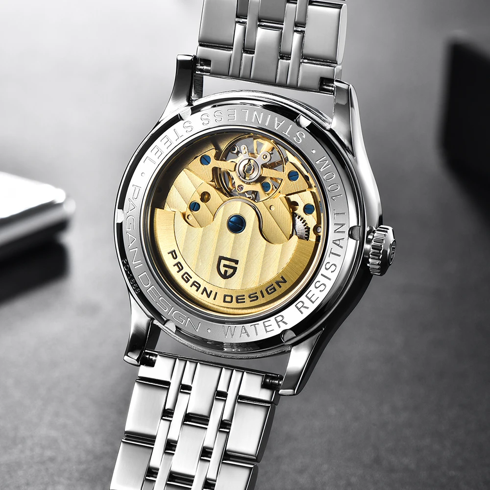 

PAGANI DESIGN Men's Watches Sapphire Mechanical Stainless Automatic watch men luxury sport Fashion Waterproof Relogio Masculino