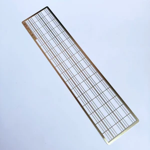 1 комплект 1:100 модель корабля, перила, универсальные гравированные латунные перила, длина 290 мм, высота 10 мм, обновленные перила для лодки с дистанционным управлением, перила для балюстрады