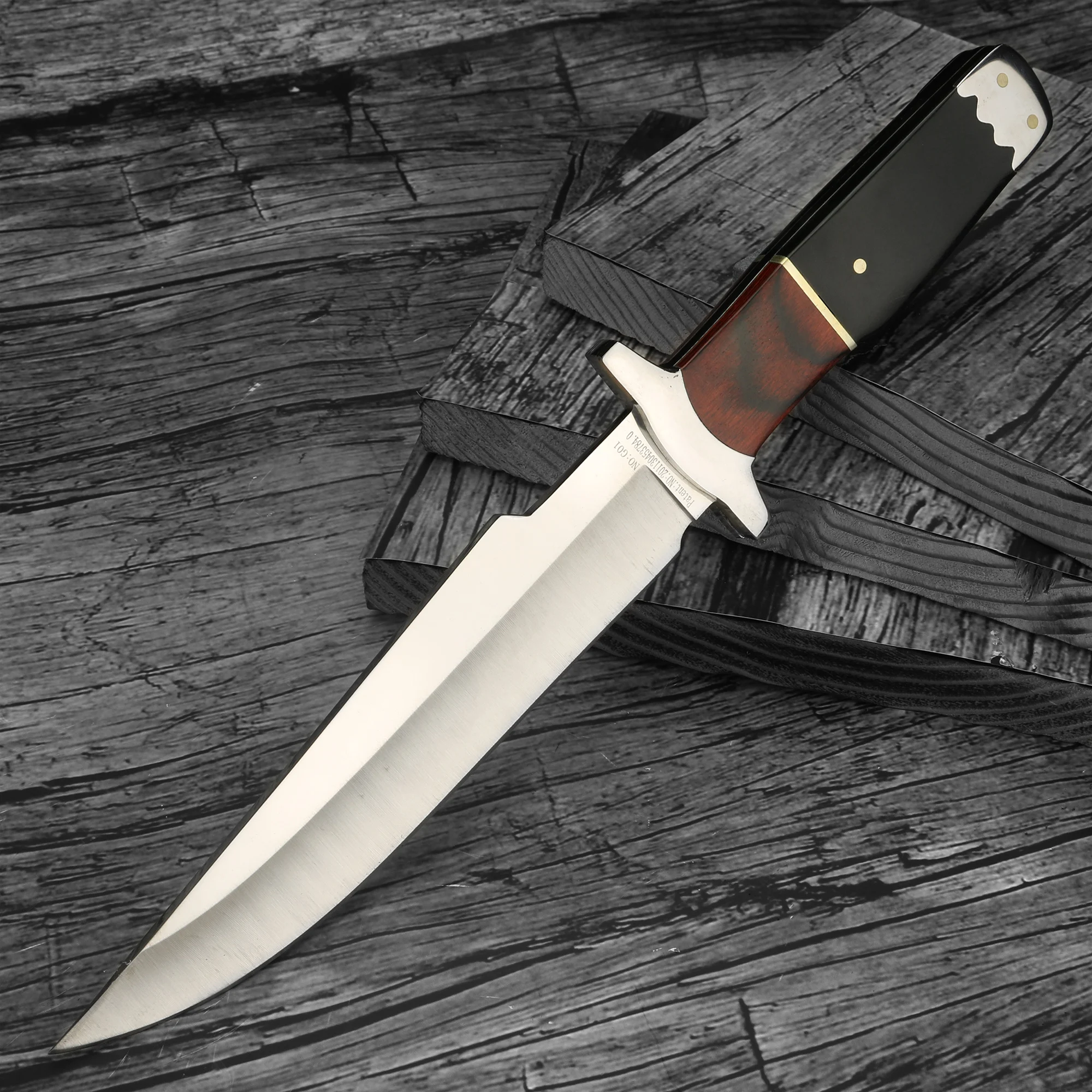 

Full Tang Fixed Blade Knives Camping Hunting Combat Straight Knife High Hardness Outdoor Survival Self-defense Knife with Sheath