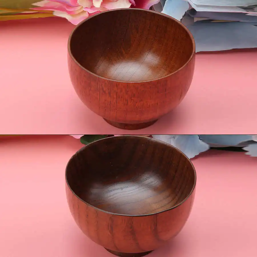 Деревянный салатник кухонный фруктовый салат лапша рисовая чаша светильник вес