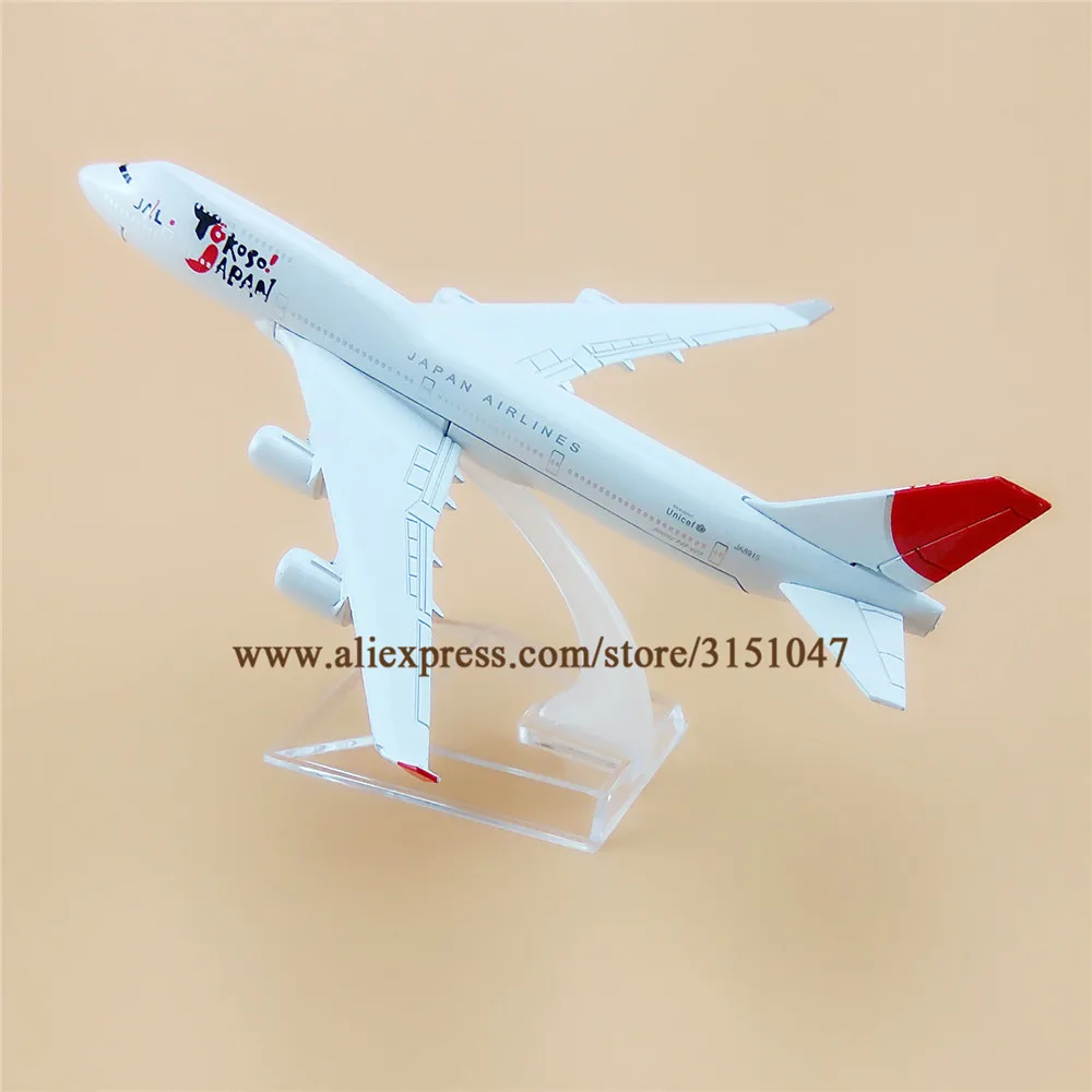 16 см Air JAL TOKOSO Япония Боинг 747 B747-400 авиакомпании модель самолета Модель из