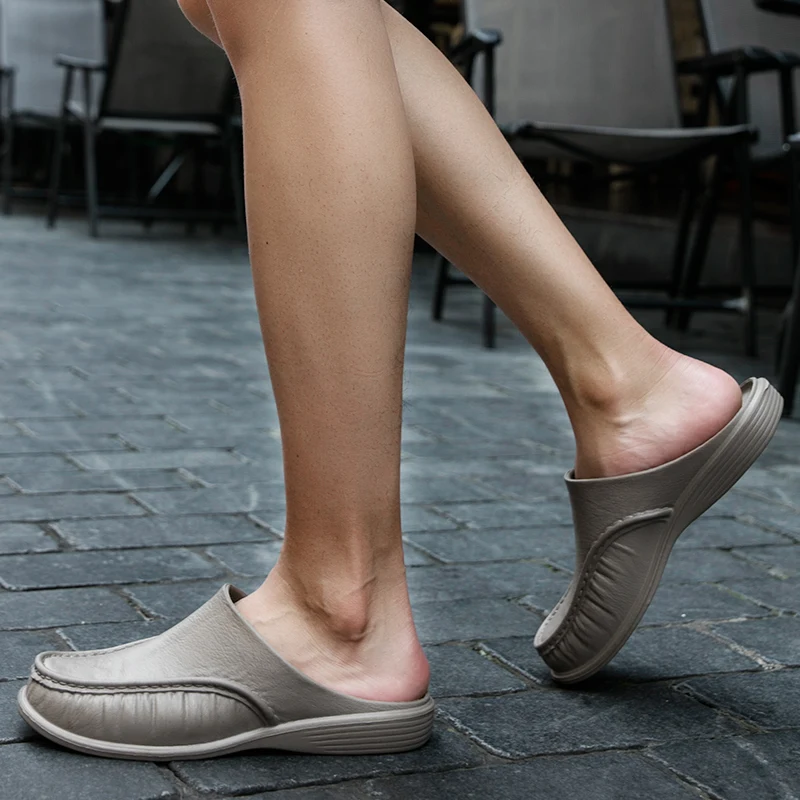 

New Style Men's Slippers Leisure Home Slippers Light Large Men's Shoes Holiday Beach Shoes Zapatos De Hombre