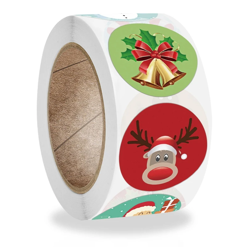 

Christmas Gift Sealing 500pcs Stickers Thank you Love Design Diary Scrapbooking Stickers Party Gift Decorations Labels