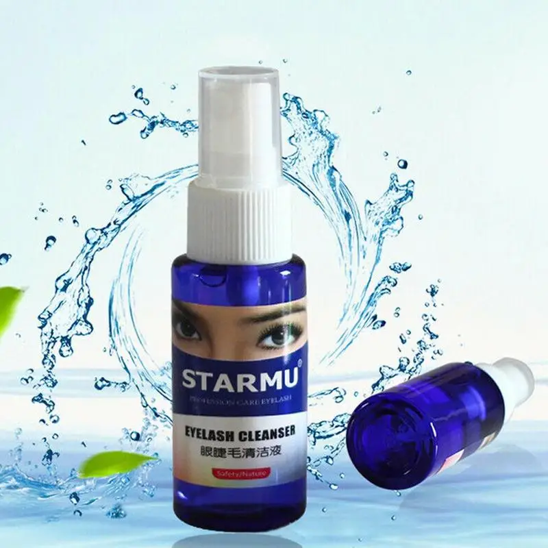 30 мл средство для очистки ресниц праймер наращивания очищения ресниц|Клей